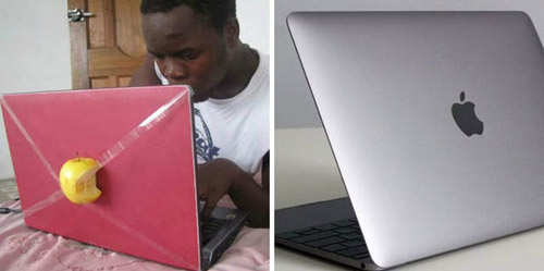 非洲朋友买的苹果电脑，是不是被坑了