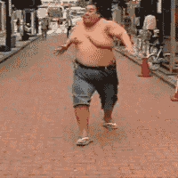 超级大胖子的奔跑