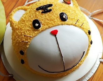 属虎的人生日蛋糕,小老虎蛋糕