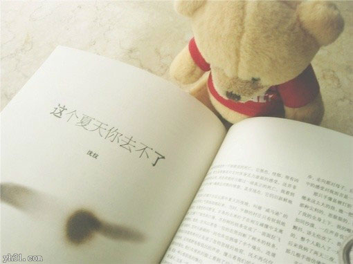 玩具小熊也想看看书