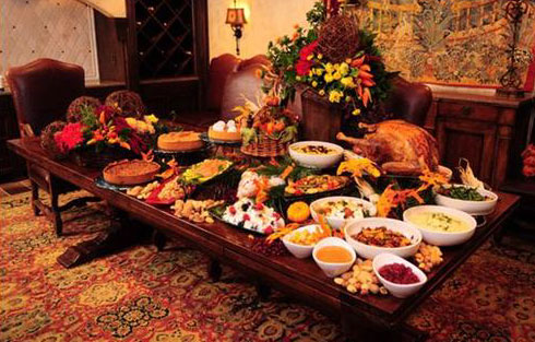 大餐已经准备好了，一起来过感恩节吧