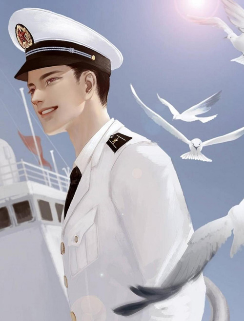 帅气的中国海军男神