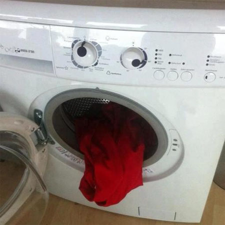 洗衣机的吓人场景