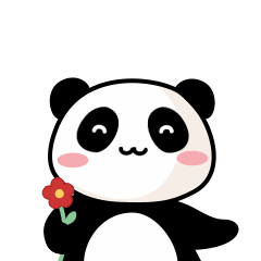 暖萌熊猫-白小胖的表情图片